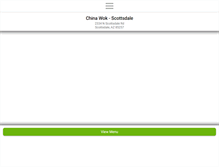 Tablet Screenshot of chinawokscottsdale.com